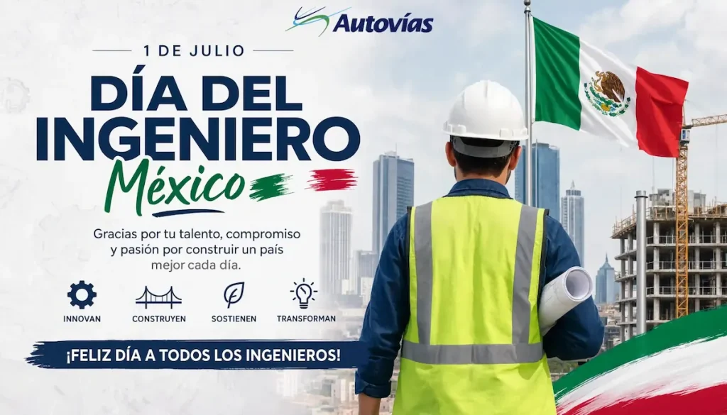 Profesional celebrando el Día del Ingeniero en México disfrutando del confort premium y asientos de piel en Autovías La Línea.