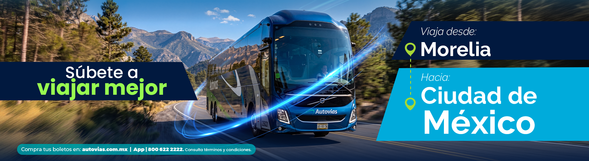 Viaja de Morelia hacia Ciudad de México con Autovías