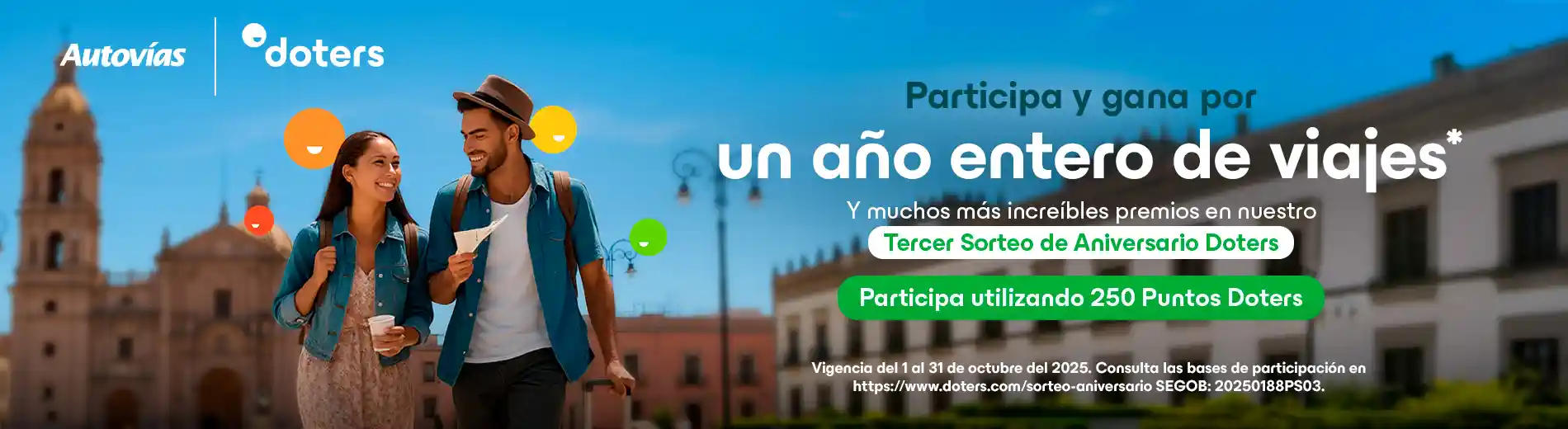 Tercer Sorteo Aniversario Doters con Autovias