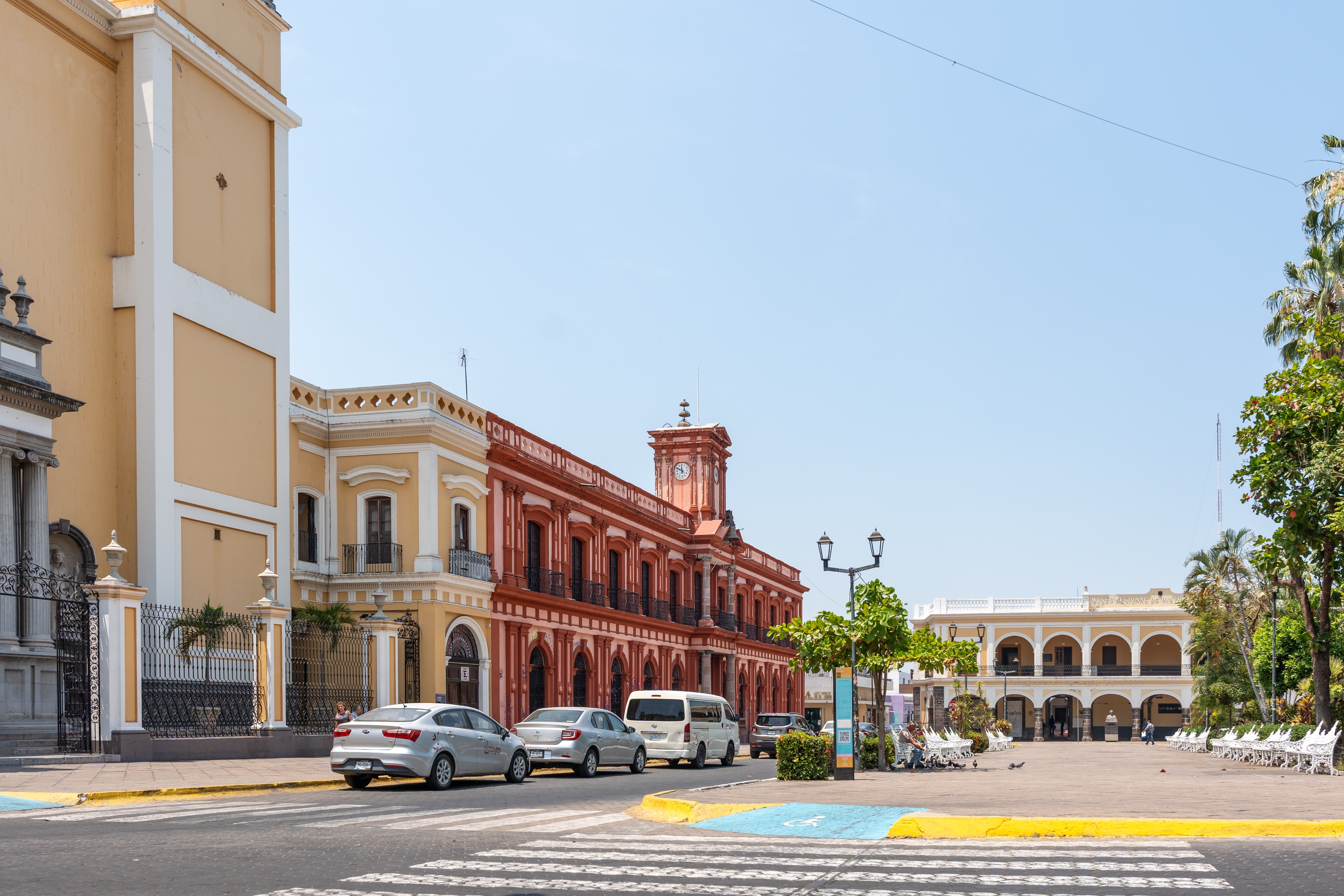 Centro Histórico de Colima con la Catedral