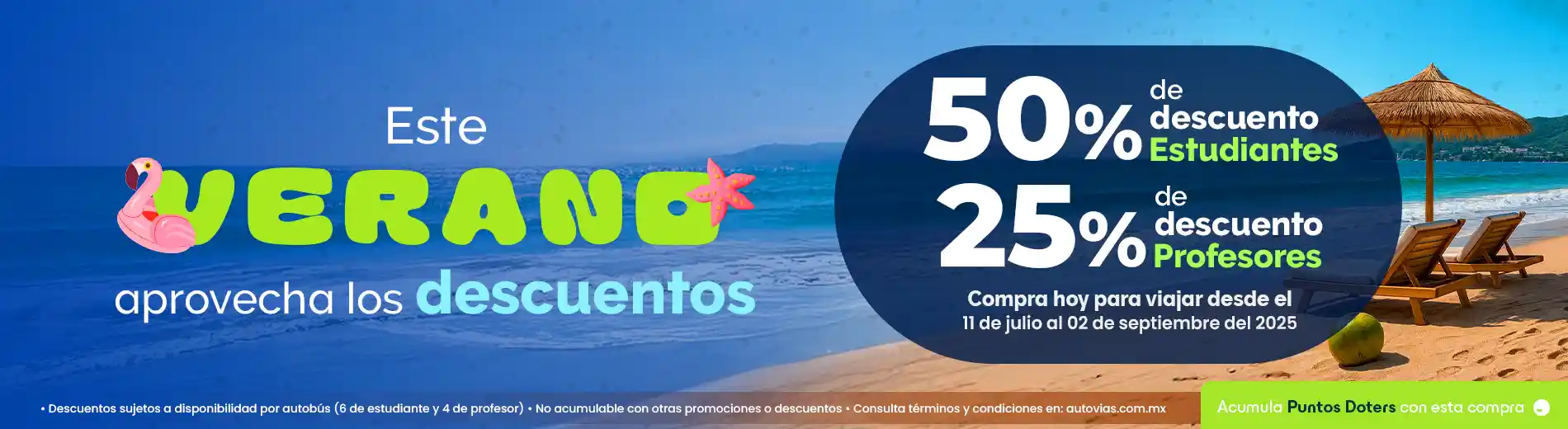 Descuentos de Temporada Estudiantes y Profesores con Autovias