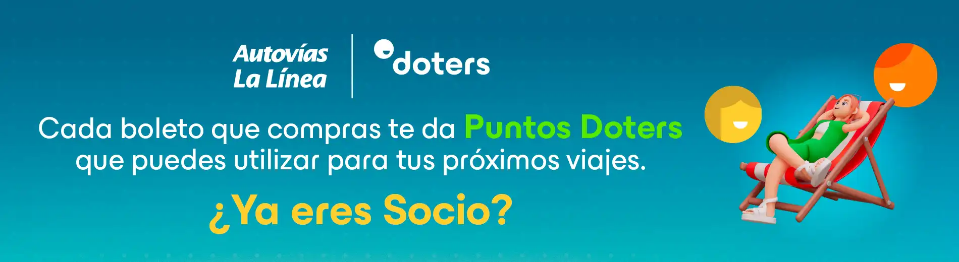 Inicia sesión y acumula Puntos Doters