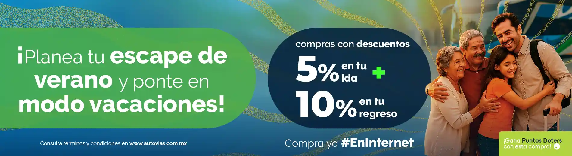 Viaja en Verano decuentos 5+10 Autovias
