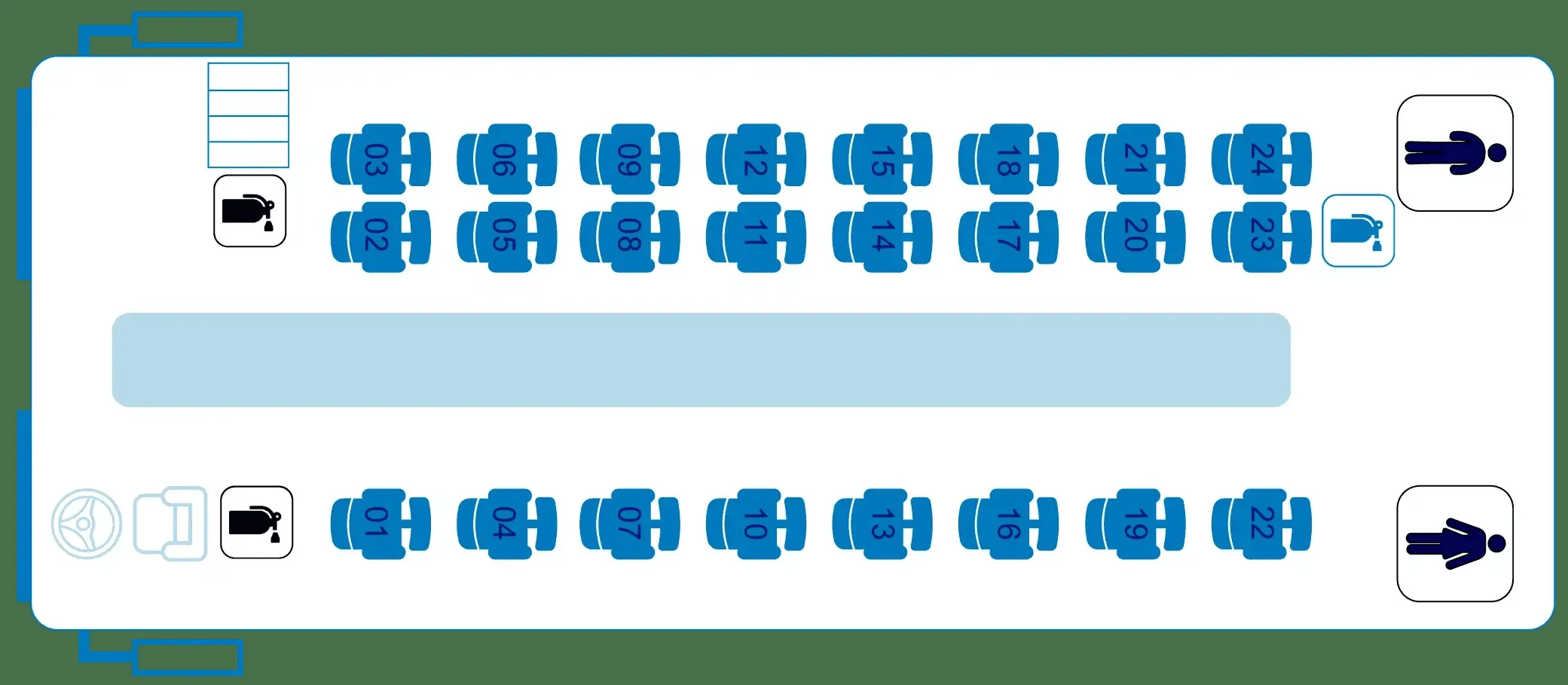 Autobús de 24 asientos