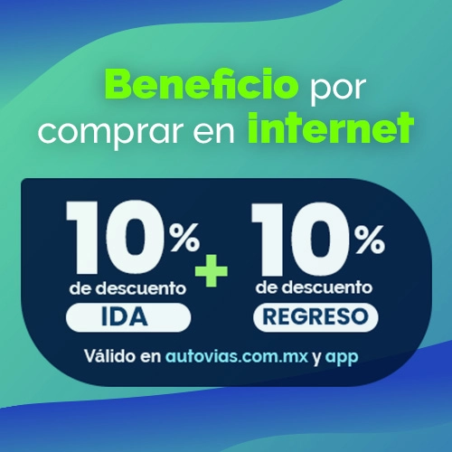 Descuentos ida y regreso 10% más 10%